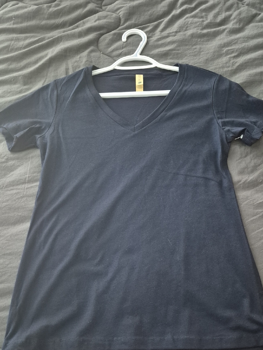 Next Level Apparel Women's Short Sleeve V-Neck Tee - Navy
